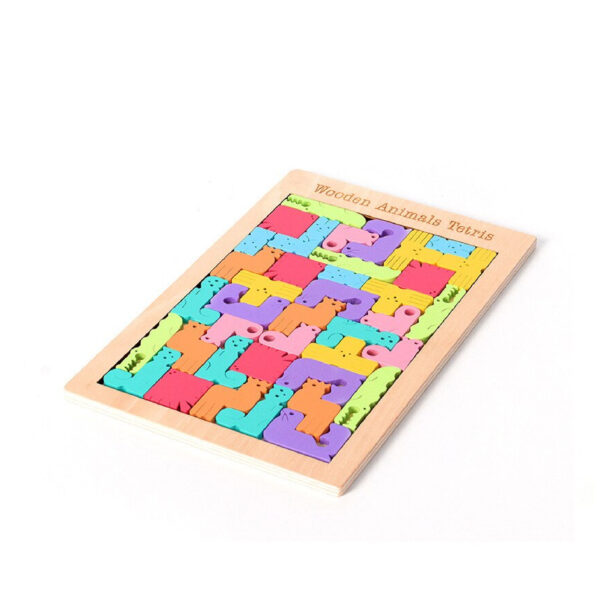 Tetris Puzzel - Dieren Editie